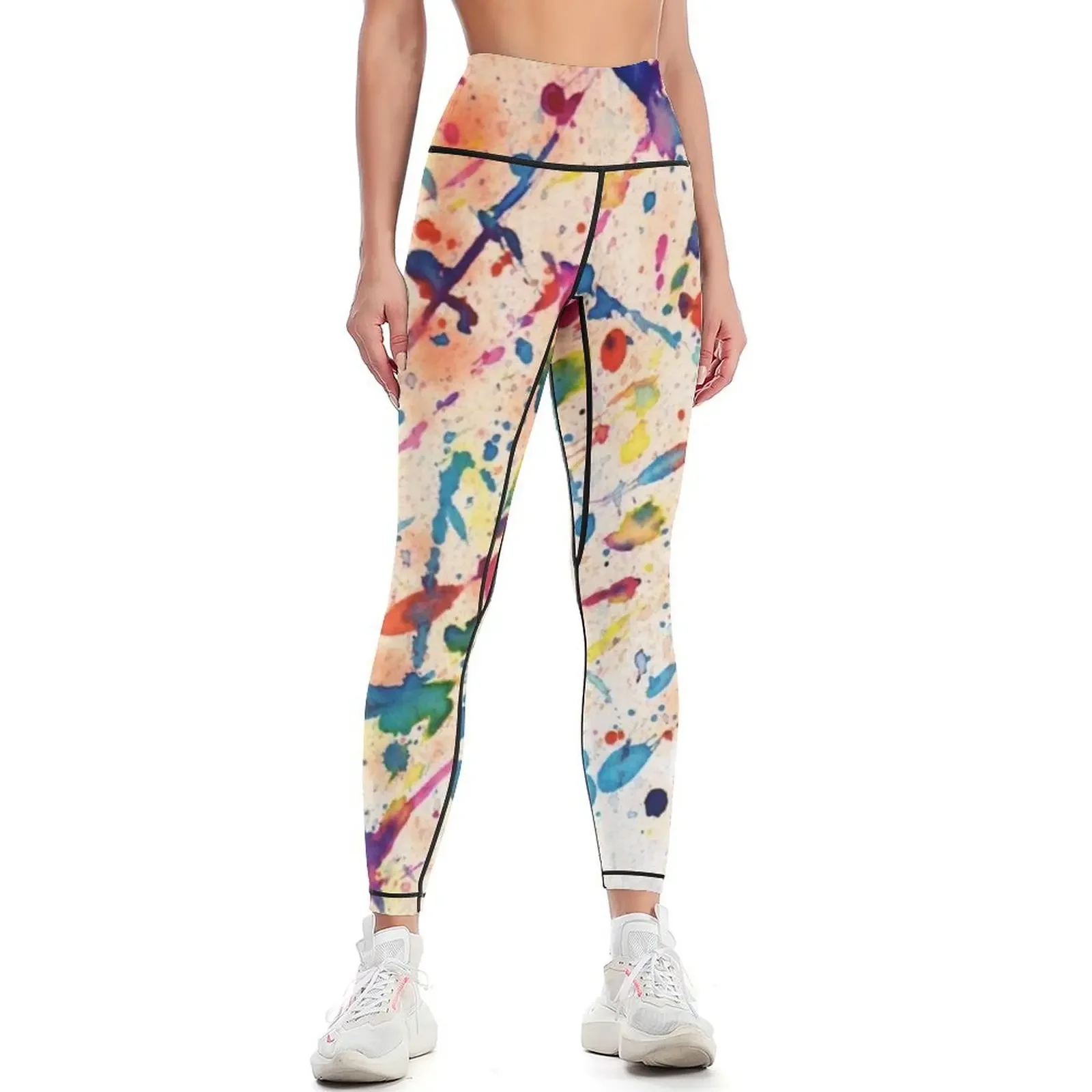 Rainbow Paint Spatter Leggings workout clothes for sports for gym Training pants sport set Womens Leggings
Rainbow Paint Spatter Leggings workout clothes for sports for gym Training pants sport set Womens Leggings