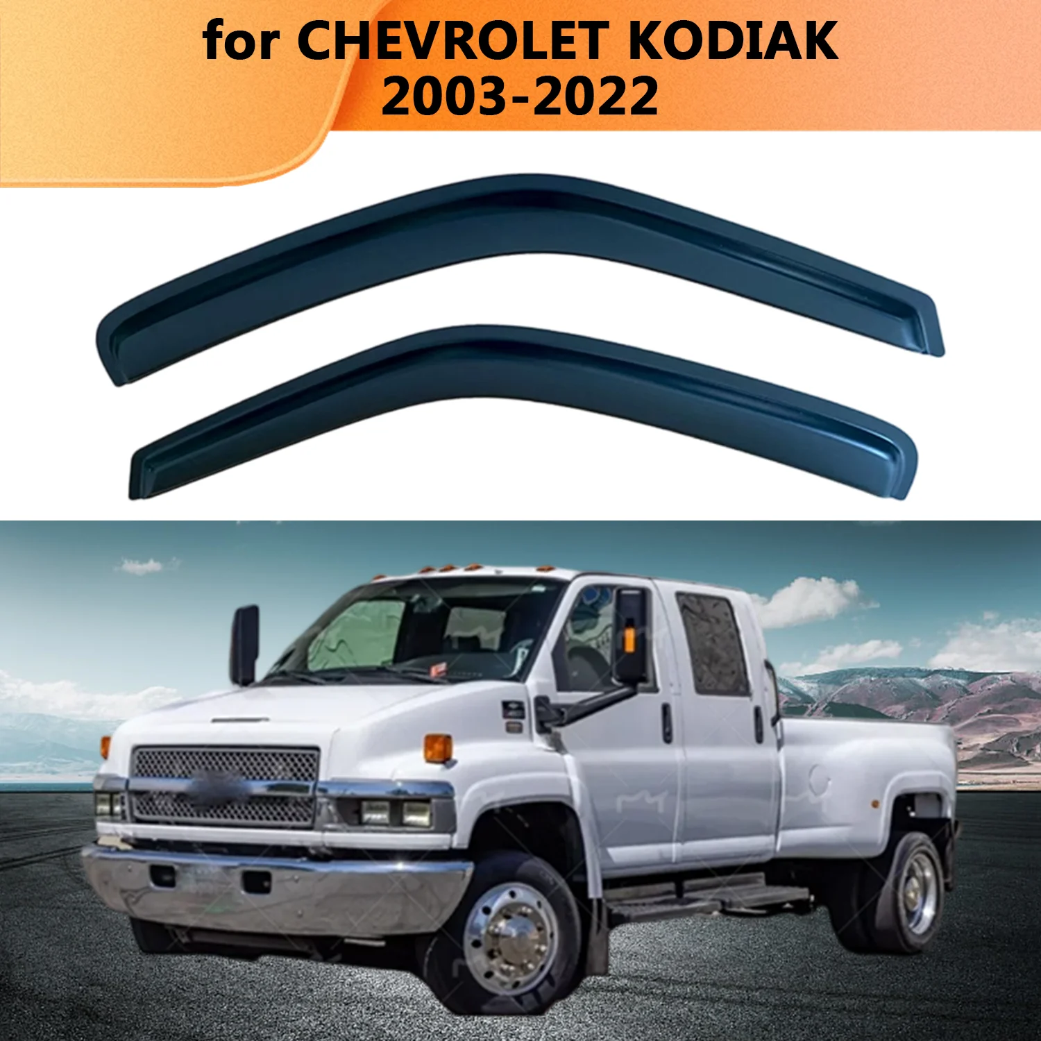 Window Visor for CHEVROLET KODIAK 2003 2004 2005 2006 2007 2008 2009-2022 Wind Deflectors Rain Guards Door Visor Vent Shades
Window Visor for CHEVROLET KODIAK 2003 2004 2005 2006 2007 2008 2009-2022 Wind Deflectors Rain Guards Door Visor Vent Shades