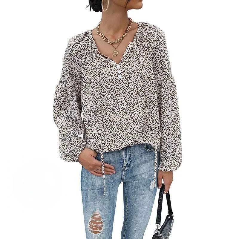Spring New Women's Long Sleeve V-Neck Shirt Drawstring Pullover Soft Breathable Polyester Casual Comfortable Fashion Top
Spring New Women's Long Sleeve V-Neck Shirt Drawstring Pullover Soft Breathable Polyester Casual Comfortable Fashion Top