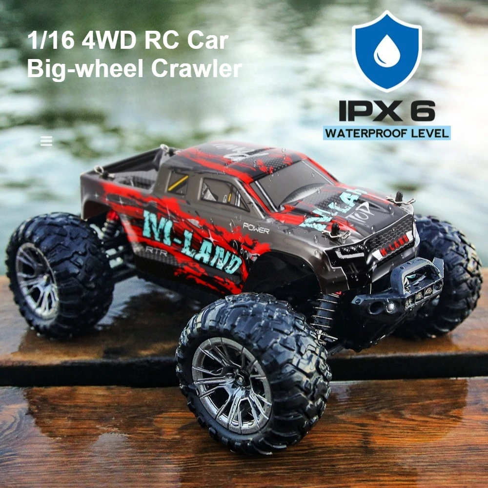 4WD RC Car 1/16 Полномасштабный 4x4 Внедорожный 30 км/ч Высокоскоростной автомобиль с дистанционным управлением IPX6 Водонепроницаемый 2,4G Электрический альпинистский гусеничный автомобиль
4WD RC Car 1/16 Полномасштабный 4x4 Внедорожный 30 км/ч Высокоскоростной автомобиль с дистанционным управлением IPX6 Водонепроницаемый 2,4G Электрический альпинистский гусеничный автомобиль