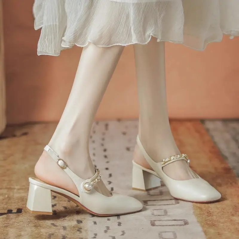 Summer New Women's Sandals Covering the Head with Thick Heels High Heels Fairy Style Gentle Mary Janes Single Shoes Bridesmai...
Summer New Women's Sandals Covering the Head with Thick Heels High Heels Fairy Style Gentle Mary Janes Single Shoes Bridesmai...