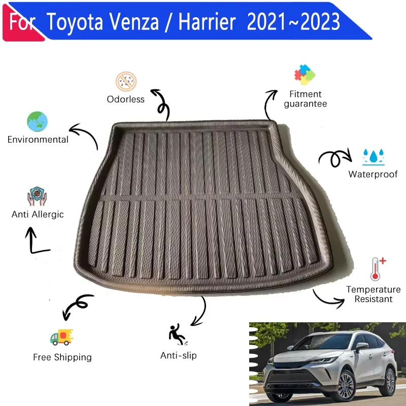 Коврики в багажник автомобиля для Toyota Venza 2022, аксессуары XLE Harrier XU80 2021 ~ 2023, автомобильный задний багажник, багажник, 1 шт., 3D материал EVA
Коврики в багажник автомобиля для Toyota Venza 2022, аксессуары XLE Harrier XU80 2021 ~ 2023, автомобильный задний багажник, багажник, 1 шт., 3D материал EVA