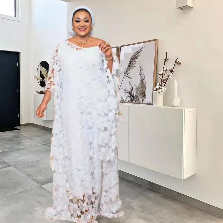 Lace Hollow Africa Dress African Dresses for Women African Clothes 2025 Dashiki Taditional Boubou Arabic Robe Femme Musulmane
Lace Hollow Africa Dress African Dresses for Women African Clothes 2025 Dashiki Taditional Boubou Arabic Robe Femme Musulmane