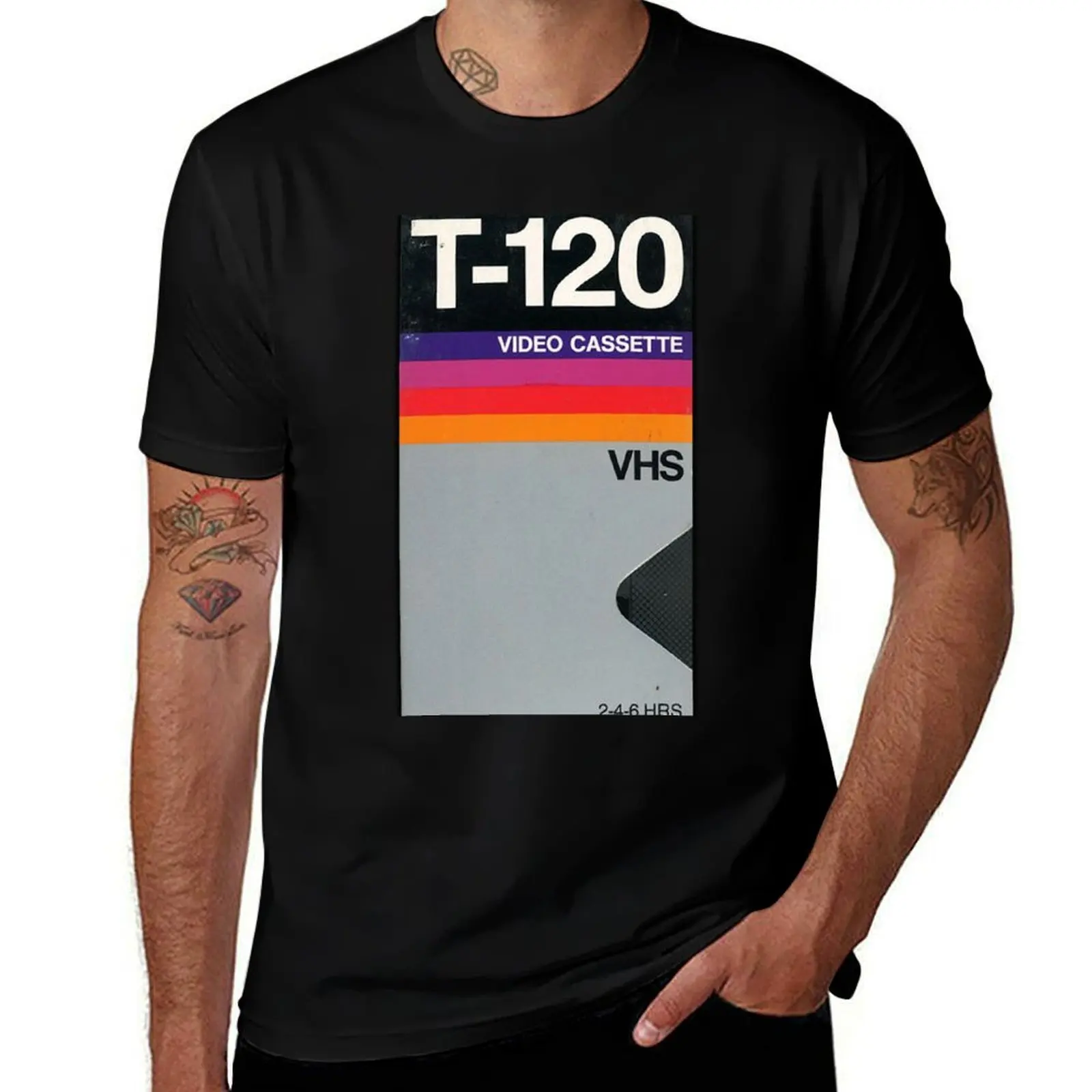 T-120 (RETRO VHS COVER) T-Shirt vintage football t shirt affliction shirts mens plain t shirts
T-120 (RETRO VHS COVER) T-Shirt vintage football t shirt affliction shirts mens plain t shirts