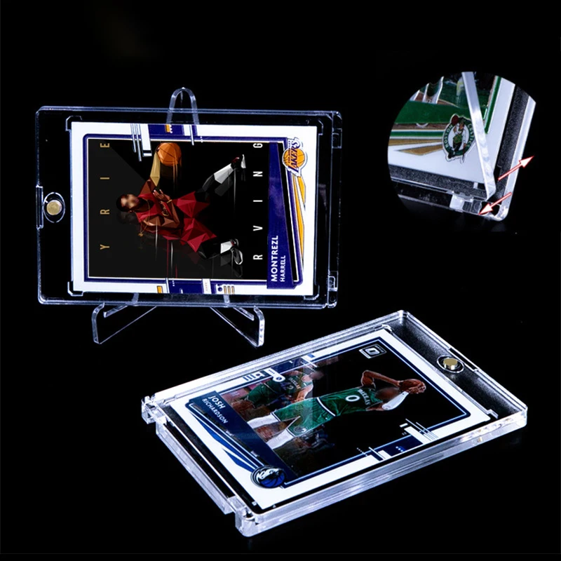 Magnetic Card Holders for Trading Cards Protector,Acrylic Hard Cards Sleeves Case for Baseball Football Sports Game Card Display
Magnetic Card Holders for Trading Cards Protector,Acrylic Hard Cards Sleeves Case for Baseball Football Sports Game Card Display
