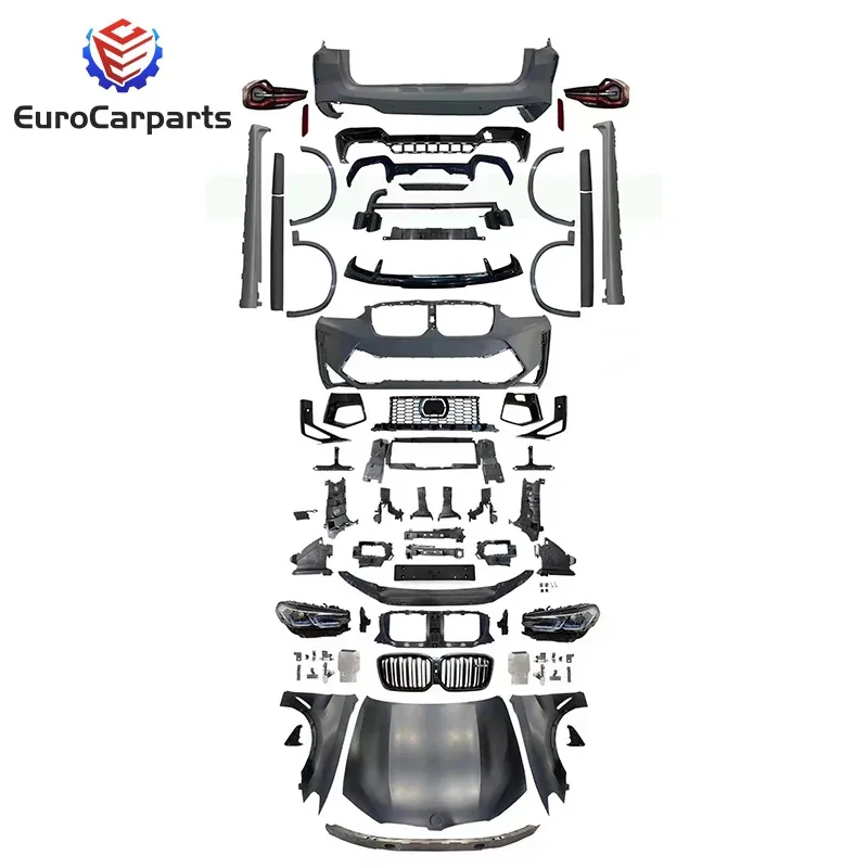 Factory hot selling 2011-2018 X3 f25 to F97 LCI style body kit for X3 F25 old to new with front bumper grille over fenders rear
Factory hot selling 2011-2018 X3 f25 to F97 LCI style body kit for X3 F25 old to new with front bumper grille over fenders rear