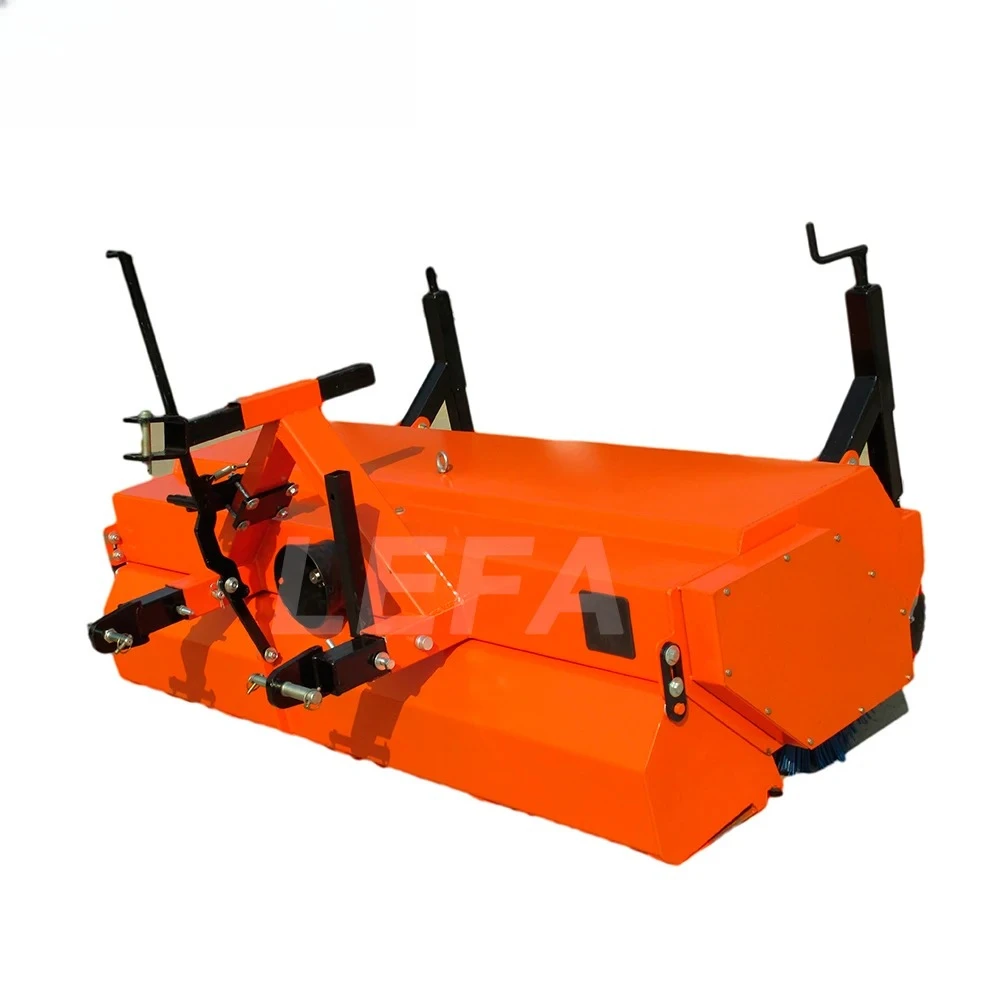 China 20-45HP Tractor PTO driven small street and road sweeper with Nylon brushes
China 20-45HP Tractor PTO driven small street and road sweeper with Nylon brushes