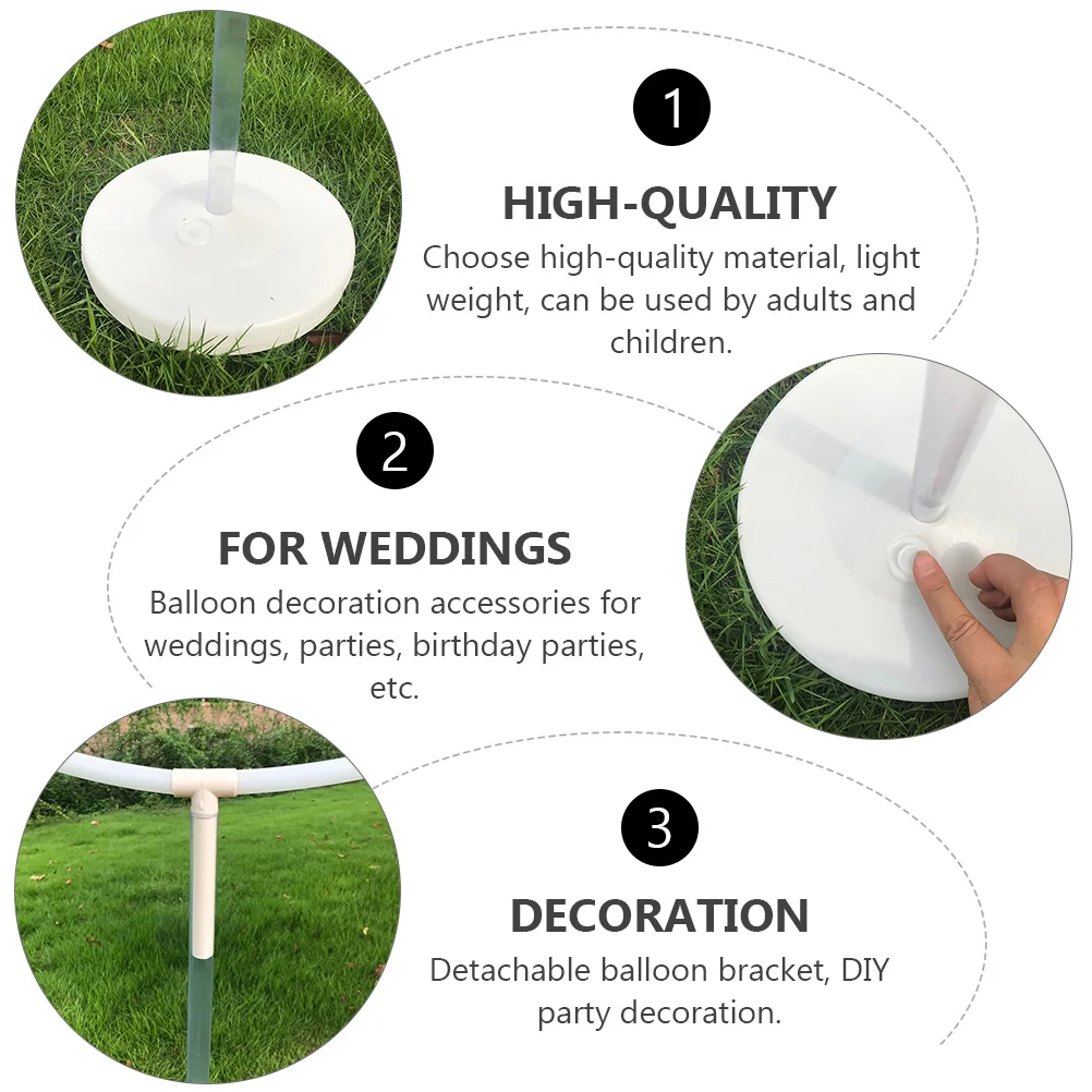 Round Balloon Holder Sticks Reusable Standing Rack Party Decoration Wedding Birthday Plastic Lightweight
Round Balloon Holder Sticks Reusable Standing Rack Party Decoration Wedding Birthday Plastic Lightweight