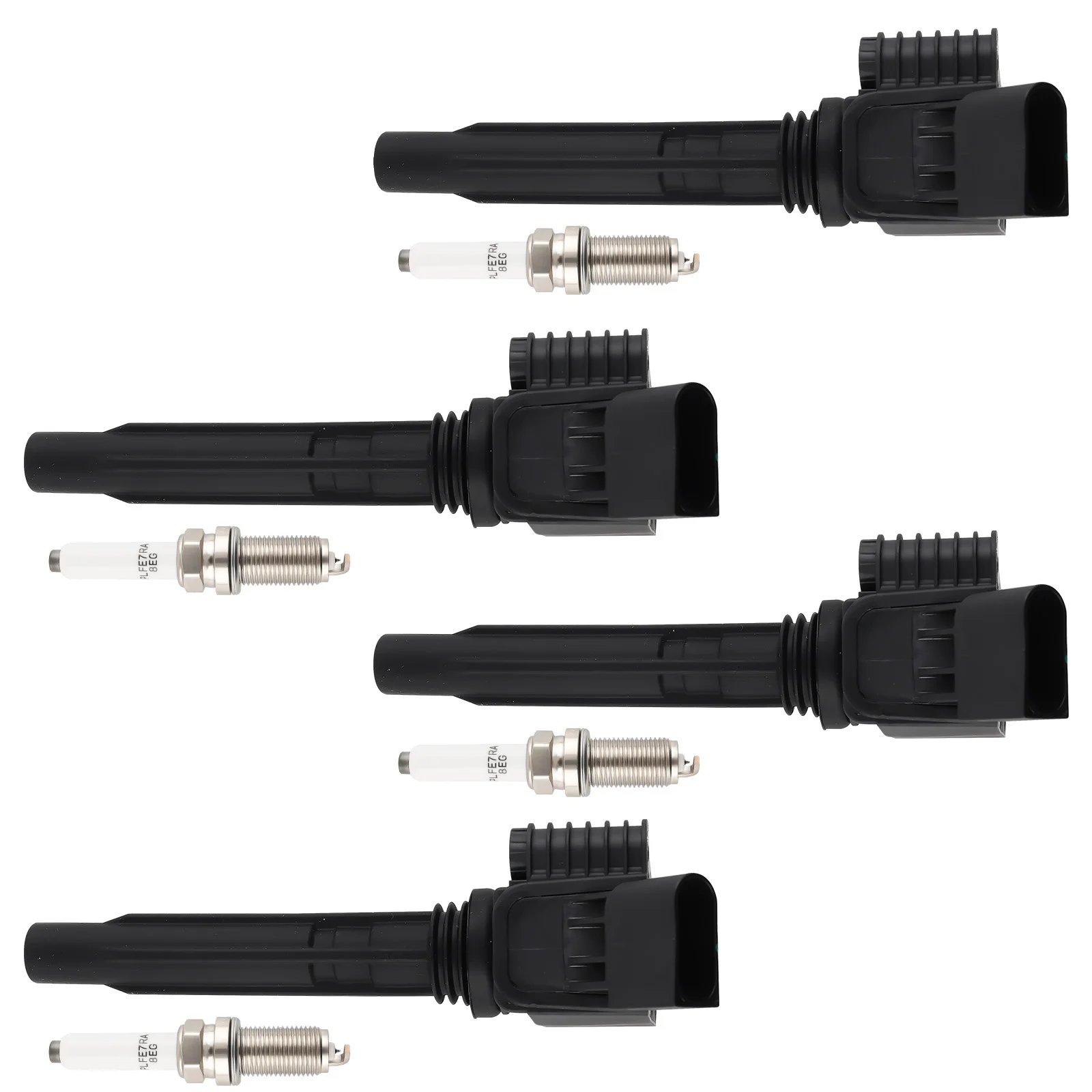 Set of 4 Ignition + Spark Plugs For Audi A3 Q5 Q7 S3 TTS Volkswagen Golf UF716
Set of 4 Ignition + Spark Plugs For Audi A3 Q5 Q7 S3 TTS Volkswagen Golf UF716