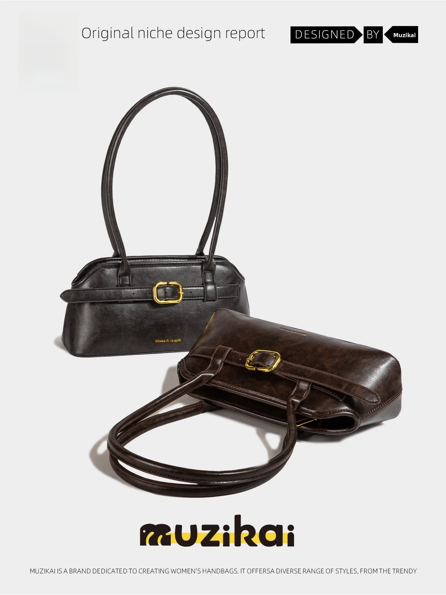 MuziKai Large Capacity Bowling Bag Women's 2026 New Retro Commuter Underarm Bag Casual Simple Style Soft Handle Handbag
MuziKai Large Capacity Bowling Bag Women's 2026 New Retro Commuter Underarm Bag Casual Simple Style Soft Handle Handbag