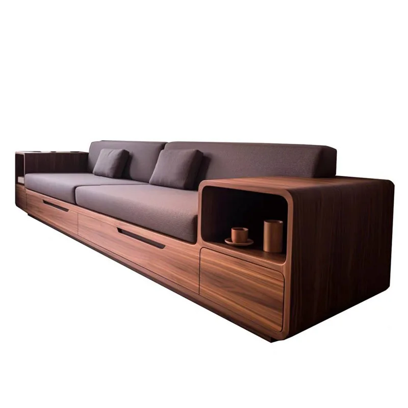 Black walnut fabric sofa modern light luxury villa living room large apartment solid wood straight row sofa
Black walnut fabric sofa modern light luxury villa living room large apartment solid wood straight row sofa