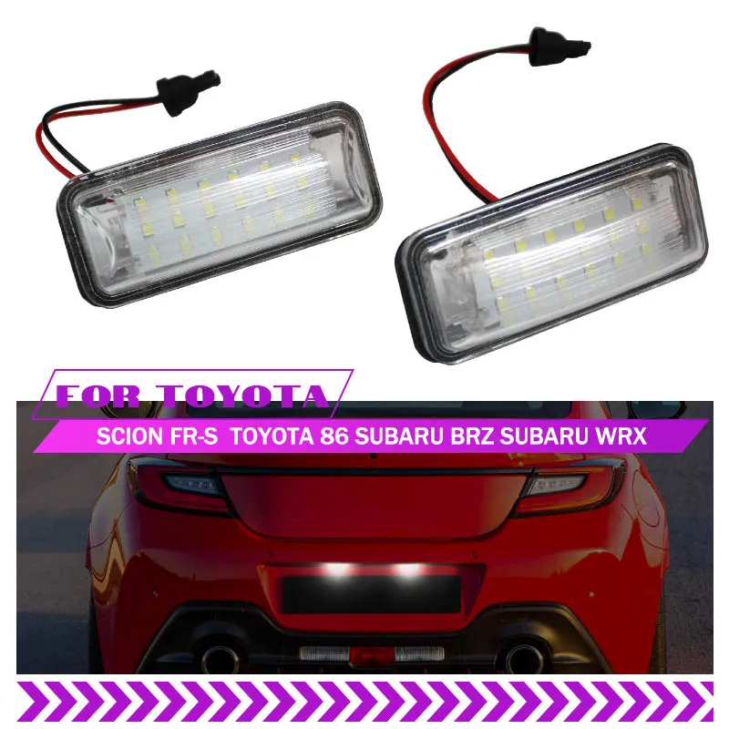 Фонарь для номерного знака, 2 шт., для Toyota FT-86 GT86 / Subaru BRZ 2012 Subaru Legacy 2010-2015 Subaru WRX 2011-2015
Фонарь для номерного знака, 2 шт., для Toyota FT-86 GT86 / Subaru BRZ 2012 Subaru Legacy 2010-2015 Subaru WRX 2011-2015