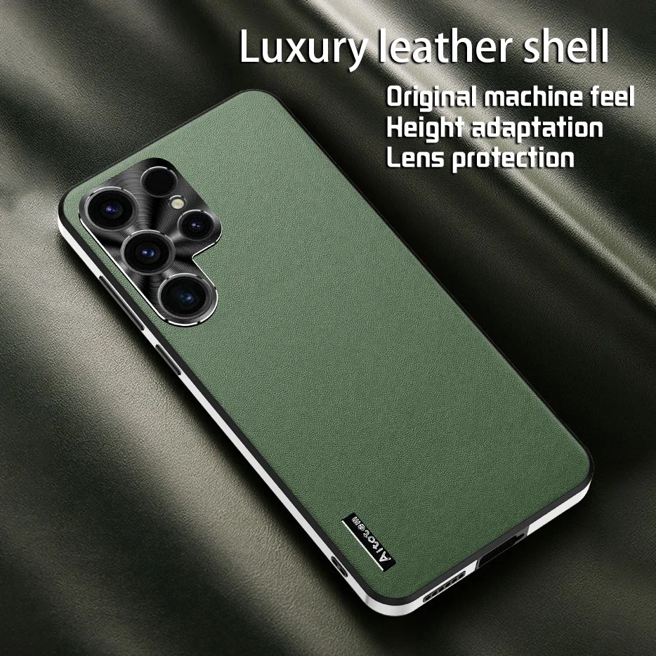 Luxury Leather Soft Frame Cover for Samsung Galaxy S21 S22 S23 S24 S25 Plus Ultra Lens Protection Cover Phone Case Back Cover
Luxury Leather Soft Frame Cover for Samsung Galaxy S21 S22 S23 S24 S25 Plus Ultra Lens Protection Cover Phone Case Back Cover