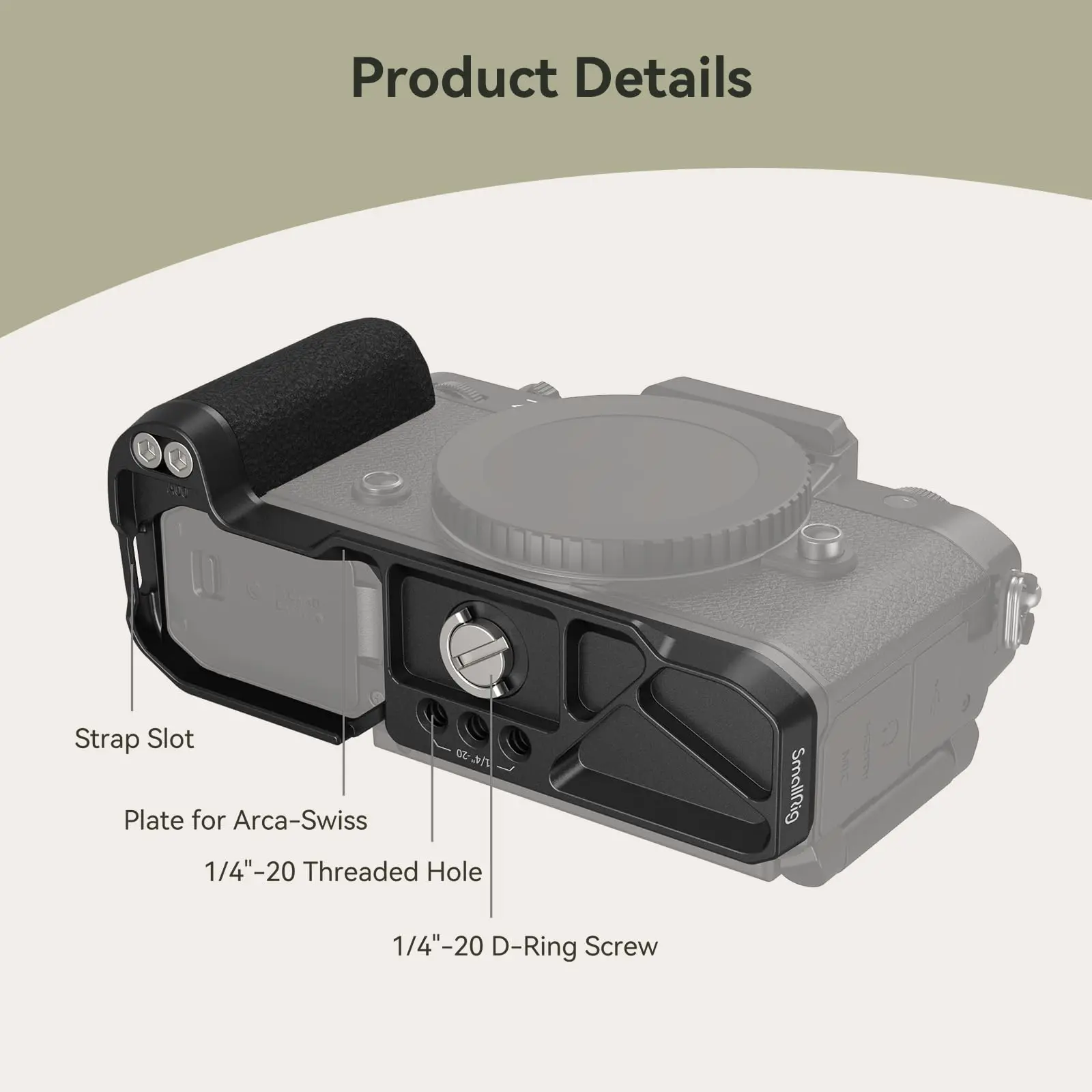 SmallRig Z f Handgrip L-Shape Grip for Nikon Z f Silicone Grip With Arca Swiss Quick Release Plate for Arca-type Tripods -4262
SmallRig Z f Handgrip L-Shape Grip for Nikon Z f Silicone Grip With Arca Swiss Quick Release Plate for Arca-type Tripods -4262