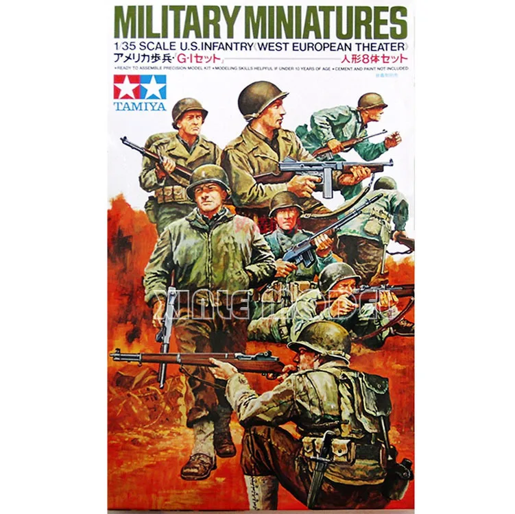 TAMIYA Plastic Assembled Model Kit 35048 US Army Infantry Group, Western Europe 1/35
TAMIYA Plastic Assembled Model Kit 35048 US Army Infantry Group, Western Europe 1/35