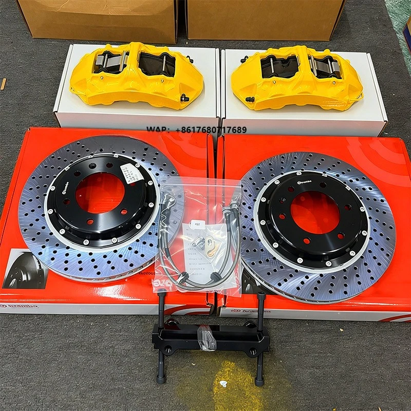 Factory Custom GT6 6Pot Big Brake Caliper Kit with 355mm 380mm Brake Discs for Isuzu D-Max MUX Fortuner Upgrade
Factory Custom GT6 6Pot Big Brake Caliper Kit with 355mm 380mm Brake Discs for Isuzu D-Max MUX Fortuner Upgrade