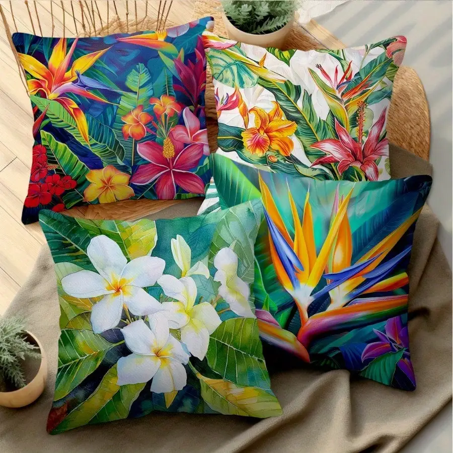 4pcs Hawaiian tropical flowers double-sided Printed Short plush Suitable living rooms bedrooms sofas (excluding pillow cores)
4pcs Hawaiian tropical flowers double-sided Printed Short plush Suitable living rooms bedrooms sofas (excluding pillow cores)