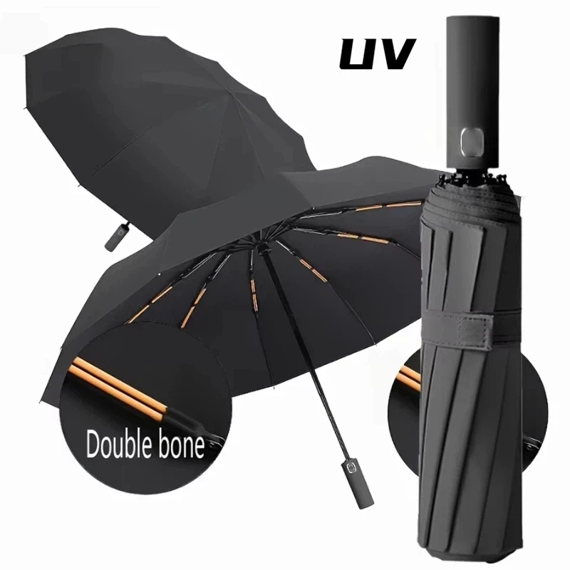 24 Bone High Quality Umbrella UV Protection Automatic Light Collapsible Large Format Outdoor Sunshade Solid Color Umbrella NEW
24 Bone High Quality Umbrella UV Protection Automatic Light Collapsible Large Format Outdoor Sunshade Solid Color Umbrella NEW