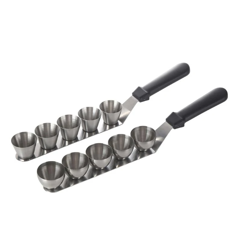 Delicate Eggs Liquid Plate Multi Hole Mould for Takoyaki and Meatballs Cooking 55KF
Delicate Eggs Liquid Plate Multi Hole Mould for Takoyaki and Meatballs Cooking 55KF
