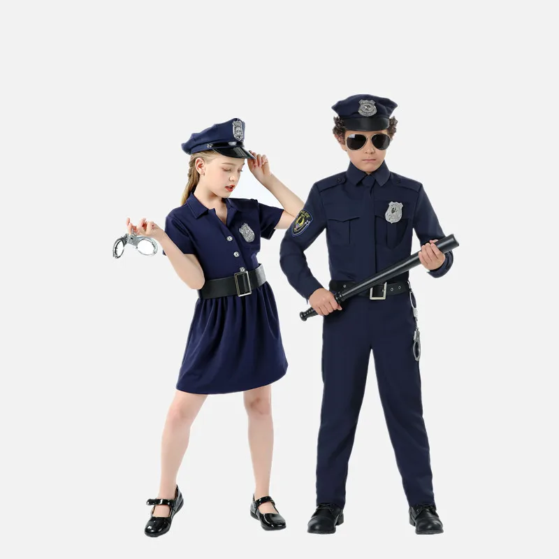 New Six-One Halloween Children's Cosplay Police Uniform Party Performance Costume Game Uniform Set for Boys And Girls
New Six-One Halloween Children's Cosplay Police Uniform Party Performance Costume Game Uniform Set for Boys And Girls