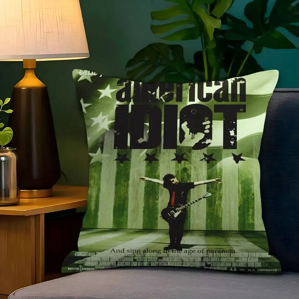 G-Green D-Day A-American I-Idiot 45*45cm Cushion Cover Pillow Cover Decor Pillowcase Home Pillowcase For Couch Pillow
G-Green D-Day A-American I-Idiot 45*45cm Cushion Cover Pillow Cover Decor Pillowcase Home Pillowcase For Couch Pillow