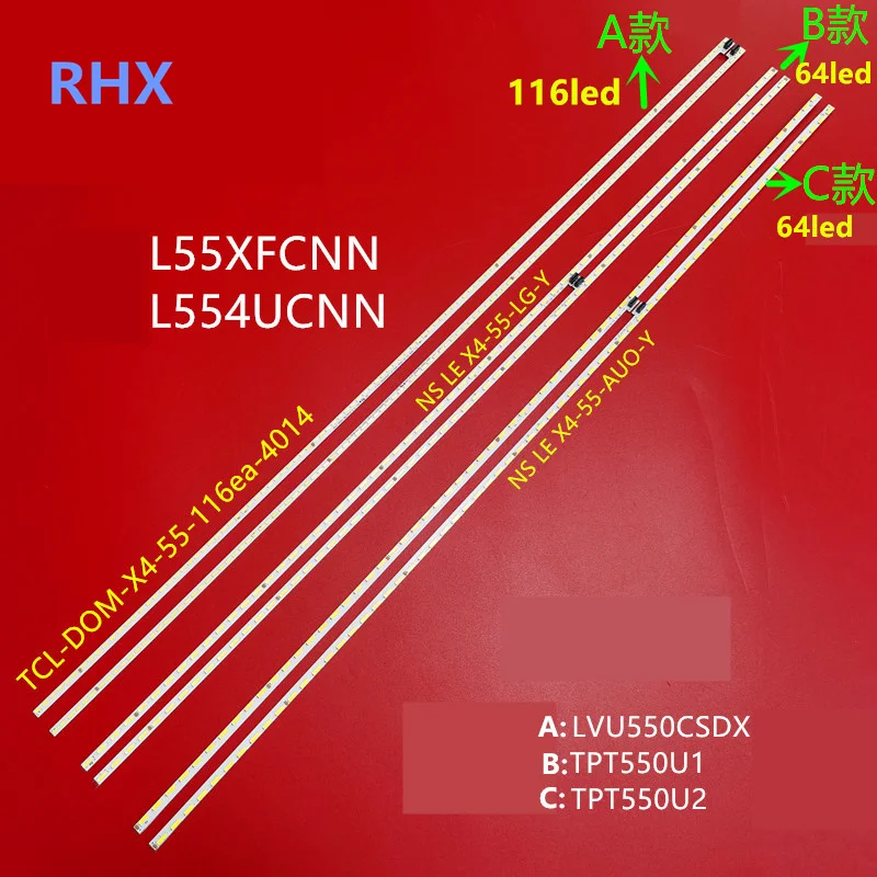 LED backlight for L554UCNN/CMN LBM550M3202-CK/CL-1 67-X455HS-0HA light bar 100% new
LED backlight for L554UCNN/CMN LBM550M3202-CK/CL-1 67-X455HS-0HA light bar 100% new