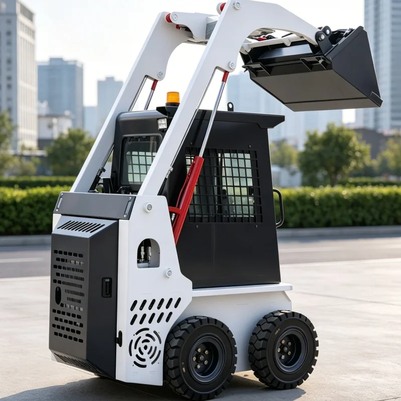 Customized Material Handling Skid Steer Loader, Multi-functional Skid Steer Loader, Ride-on Construction Handling Machinery
Customized Material Handling Skid Steer Loader, Multi-functional Skid Steer Loader, Ride-on Construction Handling Machinery