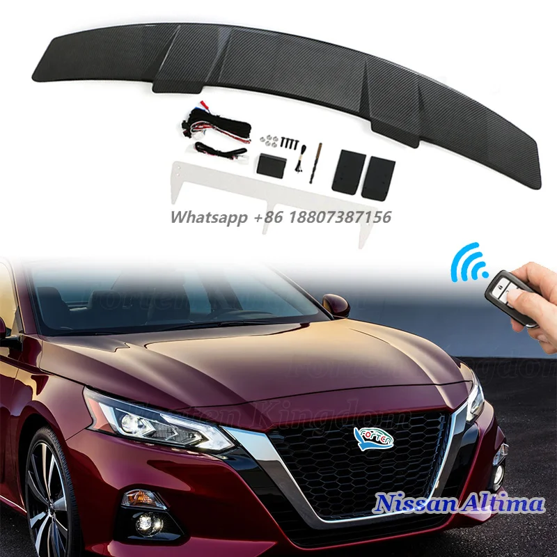 Universal Car Spoiler ABS Gloss Carbon Fiber Electric Spoiler Car Rear Trunk Tail Boot Car Wing for Altima 2012-2024
Universal Car Spoiler ABS Gloss Carbon Fiber Electric Spoiler Car Rear Trunk Tail Boot Car Wing for Altima 2012-2024