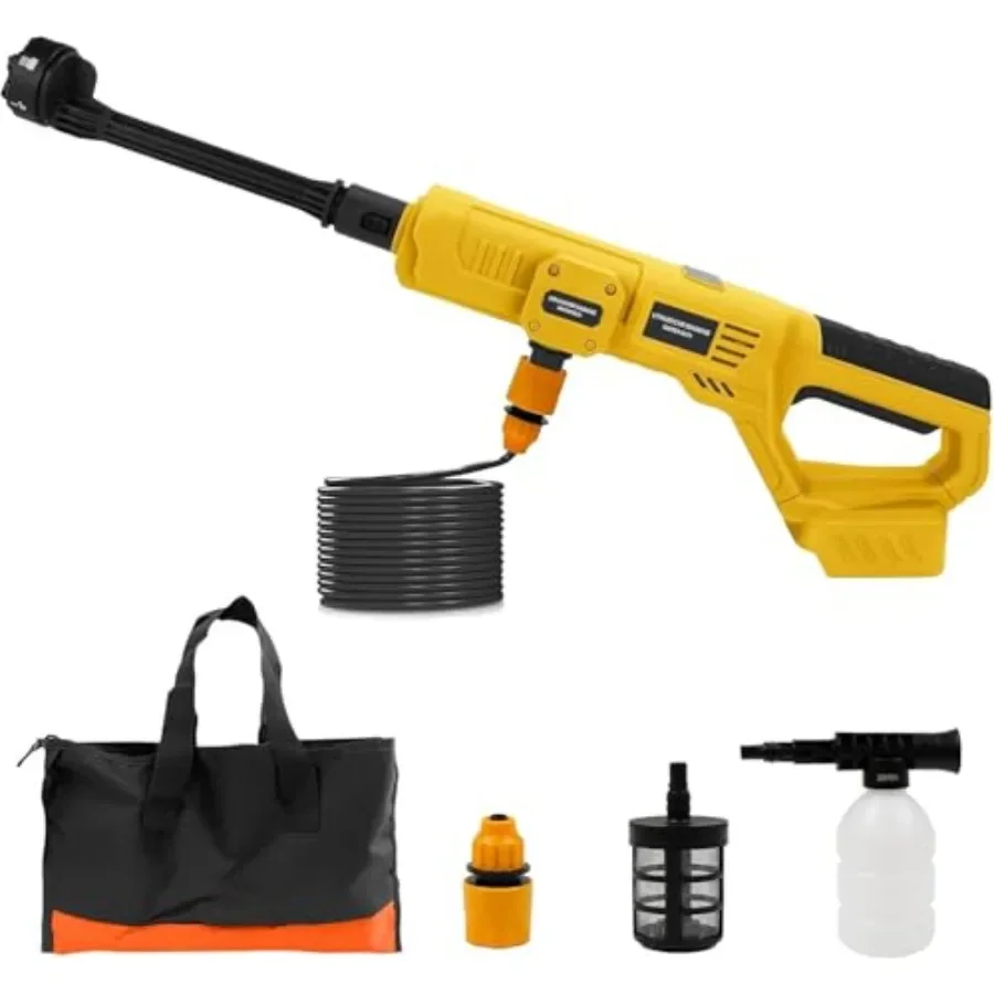 Cordless Cleaning Tool for Dewalt 20V Battery, ABS Plastic, Black/Gray, 21000RPM with 6-in-1 Nozzle Foam Cannon for Car Floor W
Cordless Cleaning Tool for Dewalt 20V Battery, ABS Plastic, Black/Gray, 21000RPM with 6-in-1 Nozzle Foam Cannon for Car Floor W