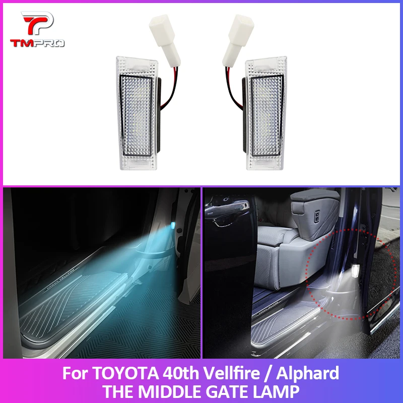 Для Toyota Alphard Vellfire 2024+ подержанная лампа освещения средней двери яркость синего и белого света можно переключить
Для Toyota Alphard Vellfire 2024+ подержанная лампа освещения средней двери яркость синего и белого света можно переключить