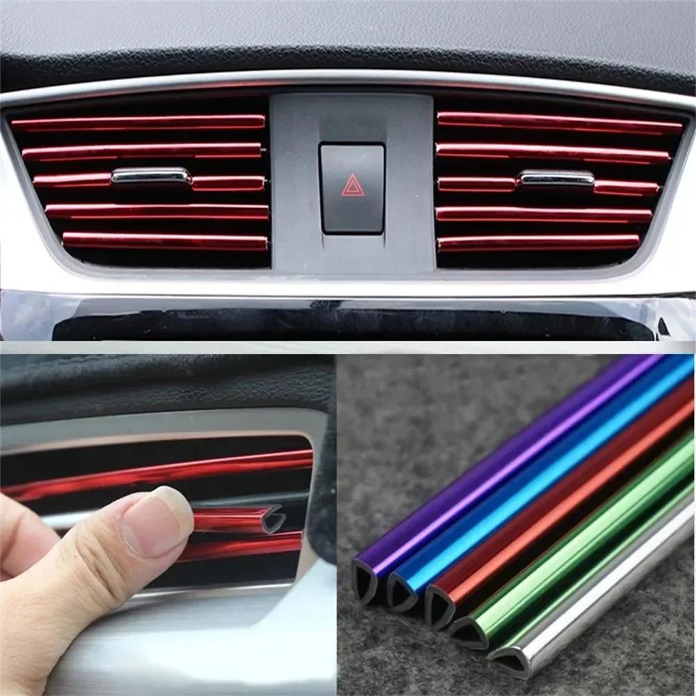 10Pcs Car Air Conditioner Outlet Decoration Stripes Cover car Interior Accessories Universal For All Models (20cm / Strip)
10Pcs Car Air Conditioner Outlet Decoration Stripes Cover car Interior Accessories Universal For All Models (20cm / Strip)