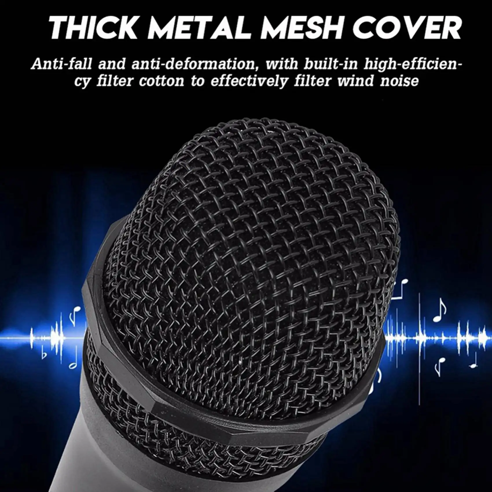AA08-2X Universal VHF Wireless Handheld Microphone With Receiver For Karaoke/Business Meeting Portable Microphones
AA08-2X Universal VHF Wireless Handheld Microphone With Receiver For Karaoke/Business Meeting Portable Microphones