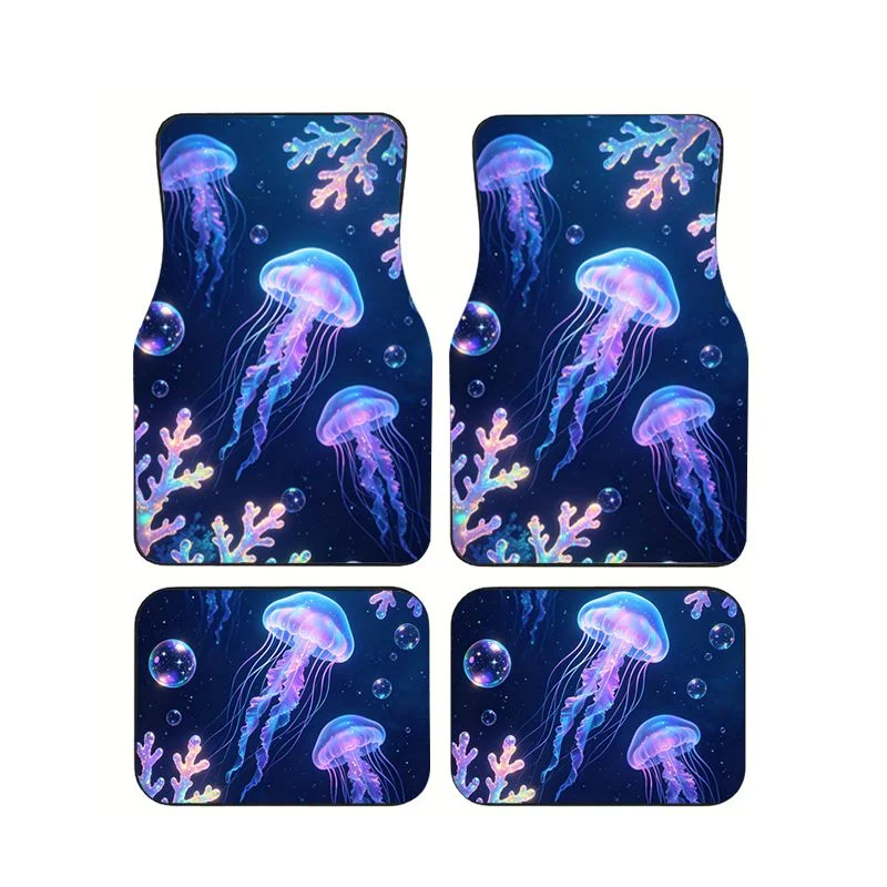 Ocean Jellyfish Car Floor Mats 4Pcs Universal Waterproof Anti Slip Durable Auto Foot Carpets Interior Protective Accessories
Ocean Jellyfish Car Floor Mats 4Pcs Universal Waterproof Anti Slip Durable Auto Foot Carpets Interior Protective Accessories