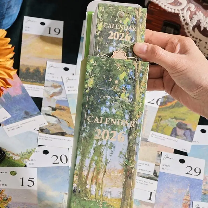CORA 2026 Light Weight Daily Planner Calendar For Work Travel Study Sturdy Paper Pages Easy To Carry Mini Desk Calendar
CORA 2026 Light Weight Daily Planner Calendar For Work Travel Study Sturdy Paper Pages Easy To Carry Mini Desk Calendar