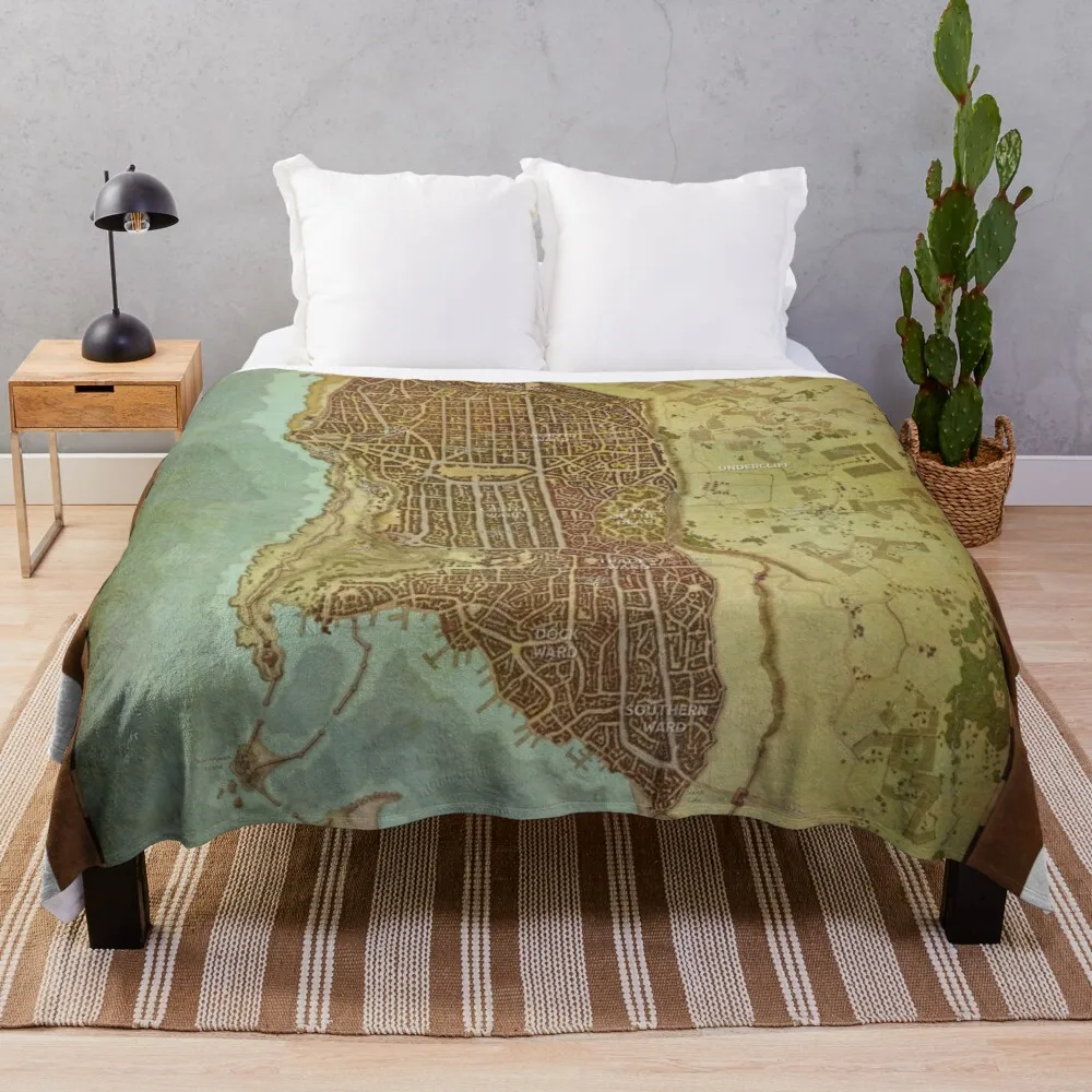 Waterdeep City Map Throw Blanket double-sided blanket Sofa quilt loose blanket
Waterdeep City Map Throw Blanket double-sided blanket Sofa quilt loose blanket