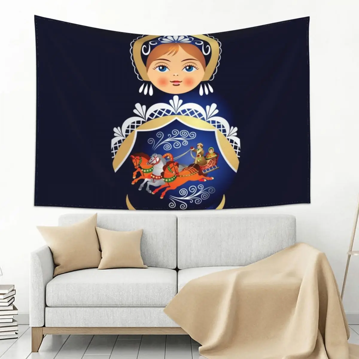Babushka Matryoshka Russian Doll Tapestry Room Decor Bedroom Deco Mushroom Tapestry
Babushka Matryoshka Russian Doll Tapestry Room Decor Bedroom Deco Mushroom Tapestry