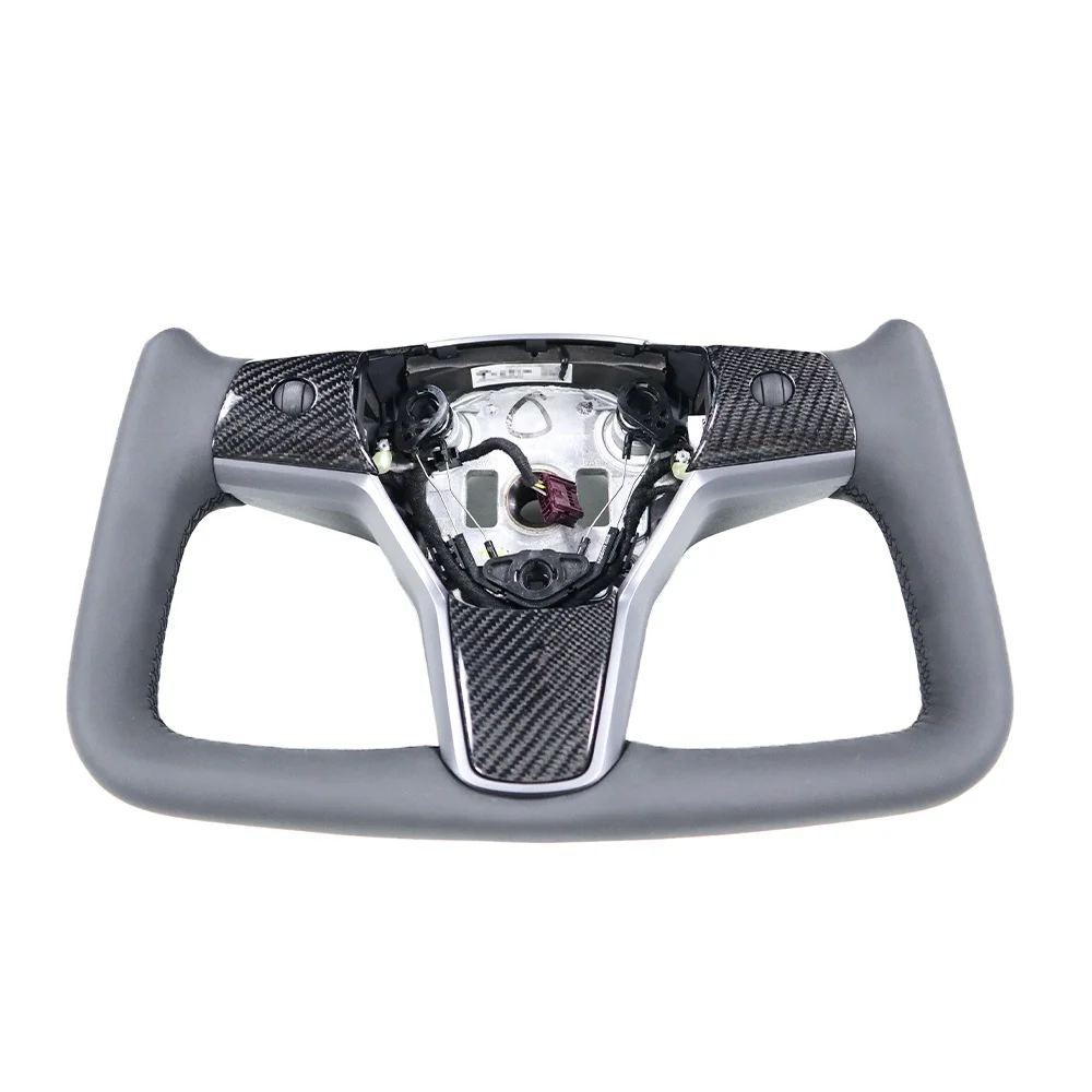 2021 New Style Carbon Fiber Steering Wheel for Tesla Model 3 Racing Car Yoke Steering Wheel
2021 New Style Carbon Fiber Steering Wheel for Tesla Model 3 Racing Car Yoke Steering Wheel