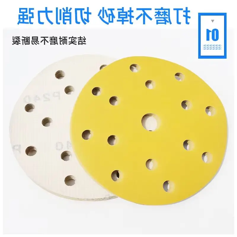 6 Inch 15/17Hole Sandpaper Round Shape Sanding Discs Hook Loop Sanding Paper Buffing Sheet Sandpaper Sander Polishing Pad
6 Inch 15/17Hole Sandpaper Round Shape Sanding Discs Hook Loop Sanding Paper Buffing Sheet Sandpaper Sander Polishing Pad