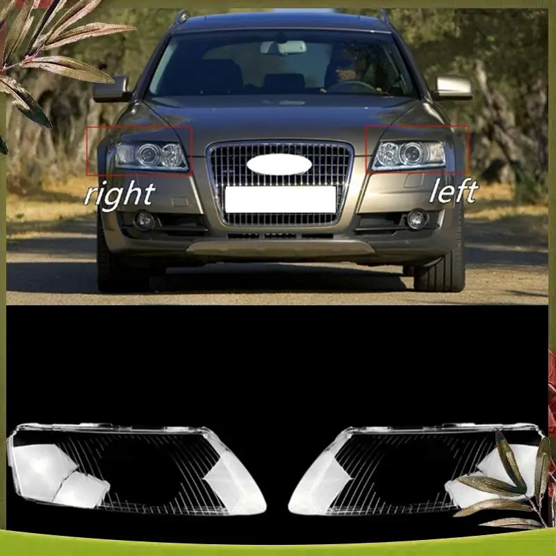 Portable 1Pair Car Headlight Shell Lamp Shade Transparent Lens Cover Headlight Cover For A6L 2006-2011 Accessories
Portable 1Pair Car Headlight Shell Lamp Shade Transparent Lens Cover Headlight Cover For A6L 2006-2011 Accessories