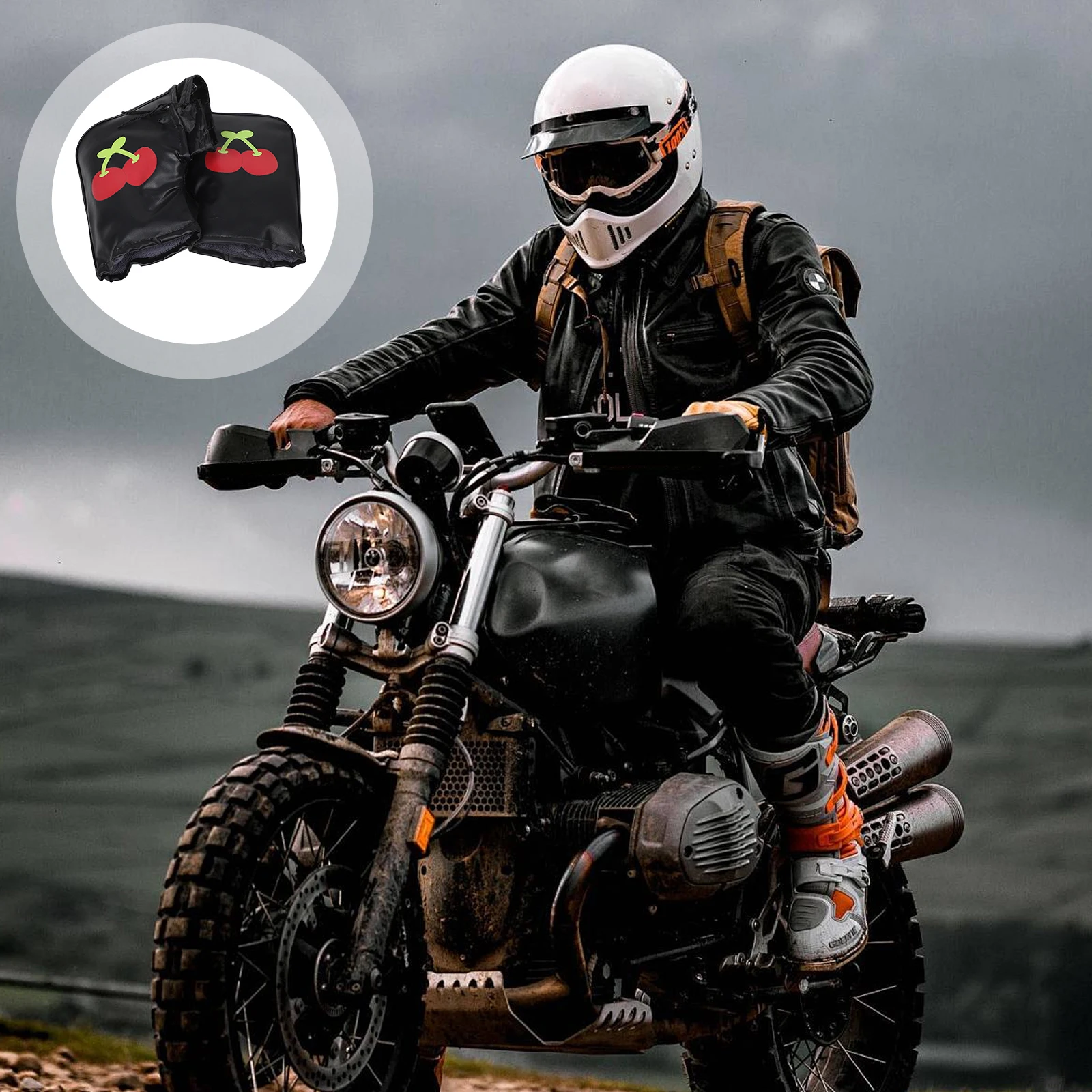 Motorcycle Grips Gloves Motorbike Handlebar Warm Hands Pu Atv Winter Protection 
Motorcycle Grips Gloves Motorbike Handlebar Warm Hands Pu Atv Winter Protection