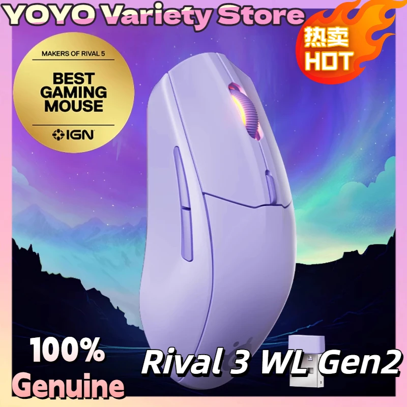 Steelseries Rival 3 Gen2 Wired/Wireless Mouse Truemove Air Sensor 2.4g 3-Mode For Fps Games And Office Use Computer Peripheral
Steelseries Rival 3 Gen2 Wired/Wireless Mouse Truemove Air Sensor 2.4g 3-Mode For Fps Games And Office Use Computer Peripheral