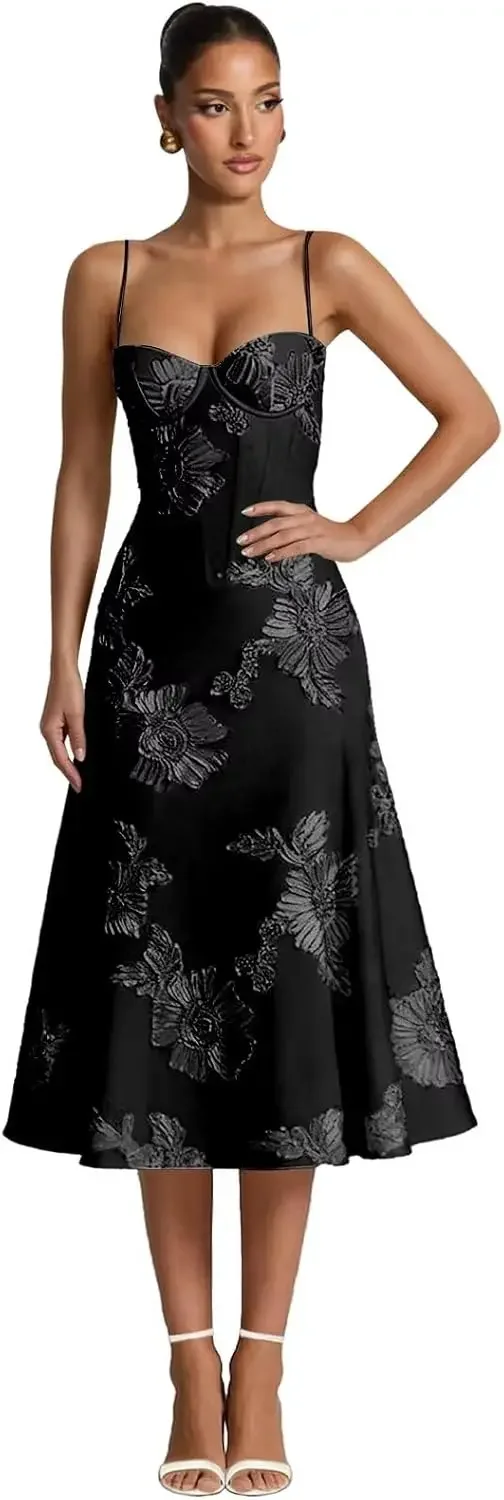 Women Short Floral Embroidered Corset Prom Dresses for Teens 2026 Spaghetti Strap Tea Length Formal Evening Dress Party Dresses
Women Short Floral Embroidered Corset Prom Dresses for Teens 2026 Spaghetti Strap Tea Length Formal Evening Dress Party Dresses