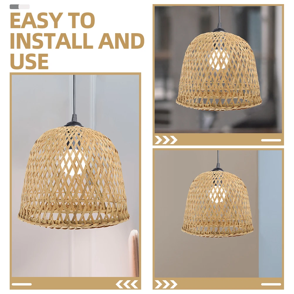 2Pcs Japanese Bamboo Lampshade Light Covers Handmade Pendant Lamp Cover Rustic Restaurant Balcony Corridor Lighting Fixtures
2Pcs Japanese Bamboo Lampshade Light Covers Handmade Pendant Lamp Cover Rustic Restaurant Balcony Corridor Lighting Fixtures
