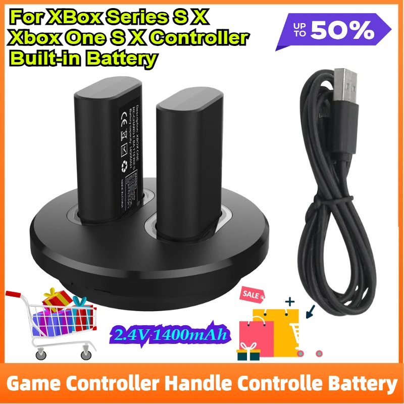 1400mAh Battery for XBox Series Xbox One S X Controller Built-in Battery Rechargeable Battery Gamepad Game Console Accessories
1400mAh Battery for XBox Series Xbox One S X Controller Built-in Battery Rechargeable Battery Gamepad Game Console Accessories