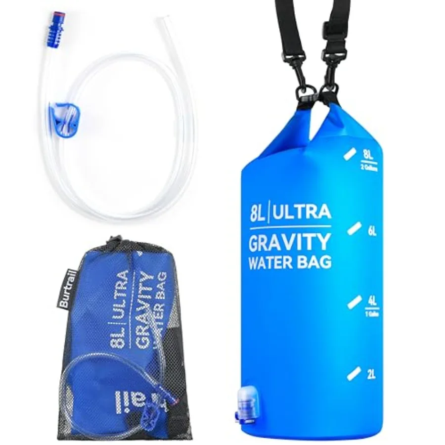 Ultra Gravity Water Bag, Compatible with Water Filter and Water Filtration System, Gravity Water Filter Bag for Camping Hiking
Ultra Gravity Water Bag, Compatible with Water Filter and Water Filtration System, Gravity Water Filter Bag for Camping Hiking