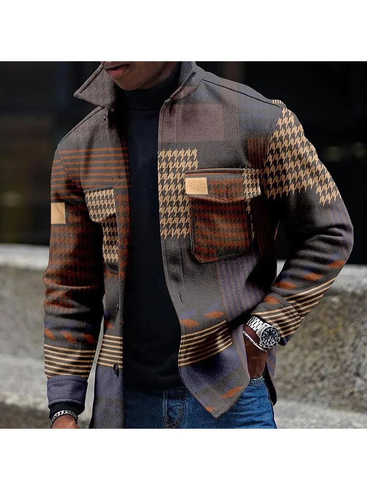 Men's Suit Jacket Navy Plaid Tweed Lapel Collar Long Sleeve Formal Business Jacket Groomman Autumn Winter Casual Coat
Men's Suit Jacket Navy Plaid Tweed Lapel Collar Long Sleeve Formal Business Jacket Groomman Autumn Winter Casual Coat