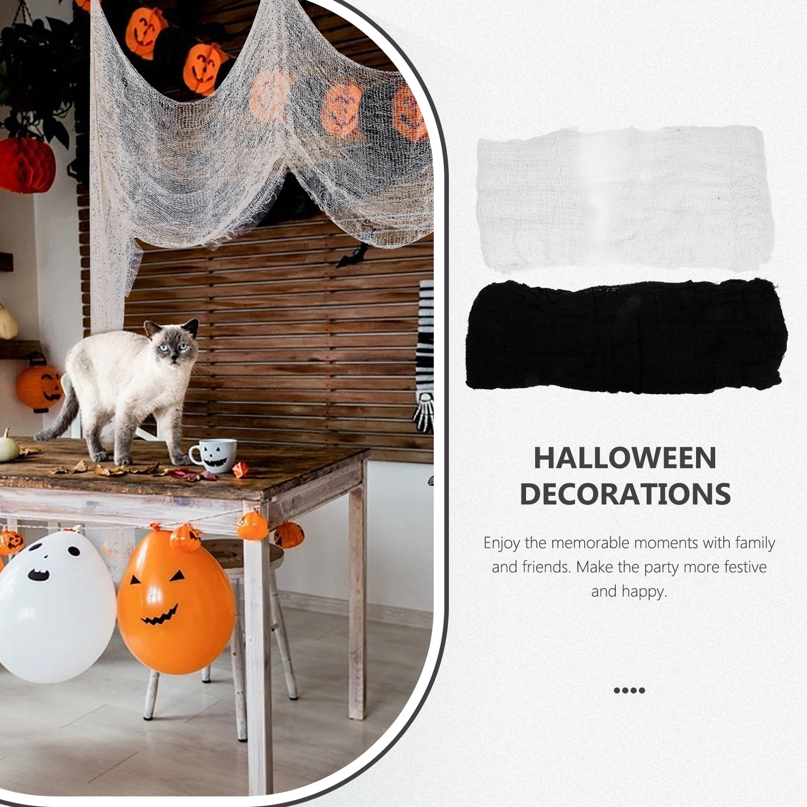 2 Pcs Horror Gauze Props Decorations Outdoor Halloween Decorations' Banquet Decorative
2 Pcs Horror Gauze Props Decorations Outdoor Halloween Decorations' Banquet Decorative