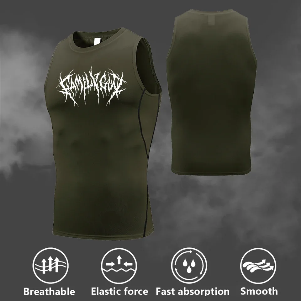 Men's Quick Drying Sleeveless Vest Summer Fitness Training Vest Trendy Printed Top Elastic And Breathable Sports Base Layer
Men's Quick Drying Sleeveless Vest Summer Fitness Training Vest Trendy Printed Top Elastic And Breathable Sports Base Layer