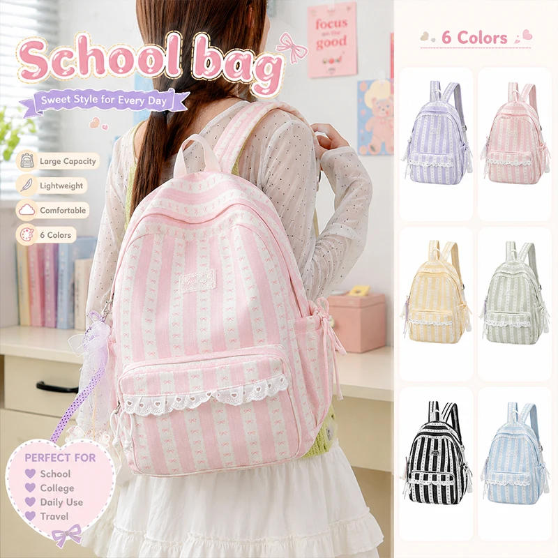 New Aesthetic Backpack Women Large Capacity School Bag Minimalist Work Commute Rucksack for Teen Girls Daily Outdoor
New Aesthetic Backpack Women Large Capacity School Bag Minimalist Work Commute Rucksack for Teen Girls Daily Outdoor
