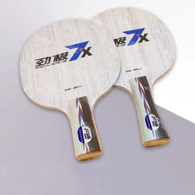 DHS G7X PG7X Лезвие для настольного тенниса POWER Ply 5 + 2 ALC Встроенная желто-черная карбоновая ракетка для пинг-понга Оригинальное весло для летучей мыши
DHS G7X PG7X Лезвие для настольного тенниса POWER Ply 5 + 2 ALC Встроенная желто-черная карбоновая ракетка для пинг-понга Оригинальное весло для летучей мыши